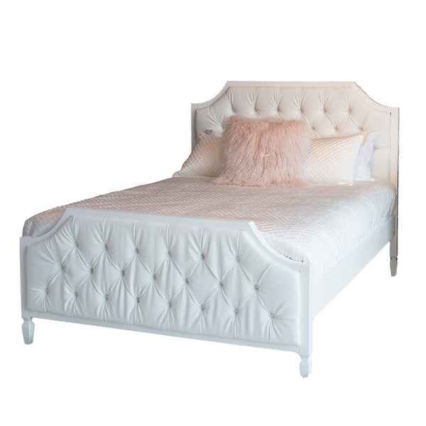 Beverly Bed with Tufted Panels Newport Cottages Home Furniture