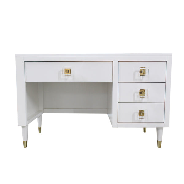 Uptown Midcentury Modern Single Pedestal Desk